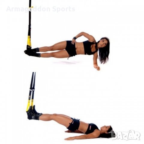 Мултитренажор с ленти Suspension Training Armageddon Sports, снимка 5 - Фитнес уреди - 22240376