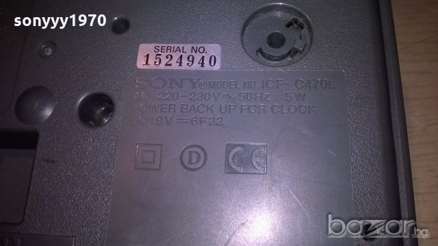 sony icf-c470l clock radio-внос англия, снимка 13 - Ресийвъри, усилватели, смесителни пултове - 19573602