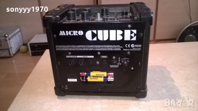 roland micro cube-внос швеция-24х22х16см, снимка 15 - Други - 25179472