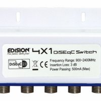DISEqC ключ EDISION 4x1, снимка 2 - Приемници и антени - 19998378