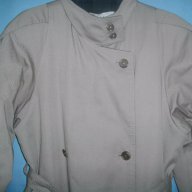 Двуредно Винтидж дънково палто с вълнен хастар "Herluf design", снимка 9 - Палта, манта - 15851258