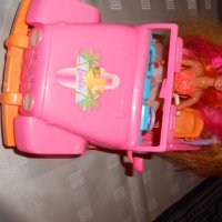 Розово - оранжев джип неон Barbie Mattel 2008 г , снимка 12 - Кукли - 23111282