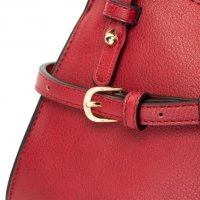 ПРОМО 🍊 LIU JO 🍊 Оригинална малка кожена чанта за през рамо RED “N” CAPS 23х16х4 см нова с етикети, снимка 5 - Чанти - 25205557