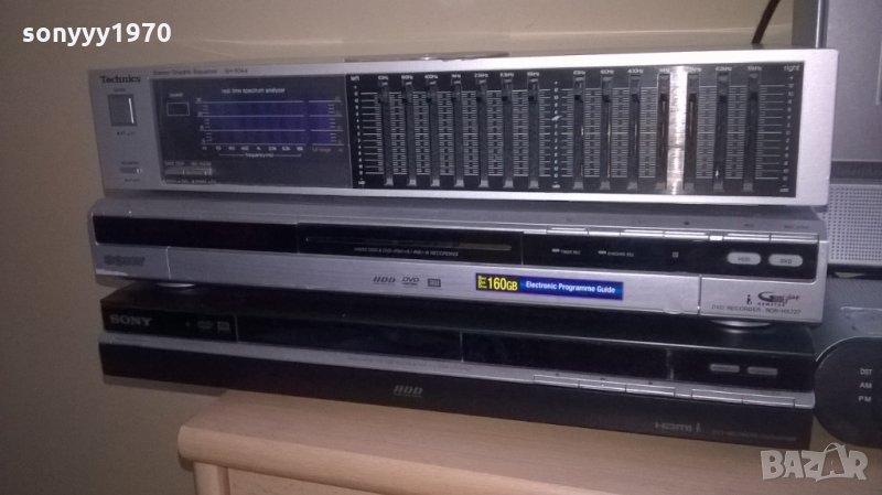 technics sony eq & hdd recorder, снимка 1
