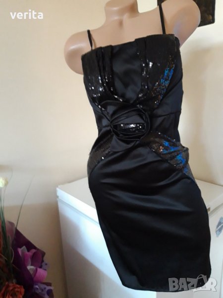официална черна рокля, снимка 1