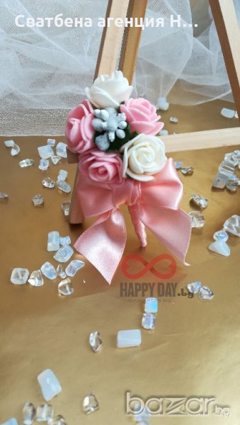 Сватбена бутониера за ревер Прия, снимка 1