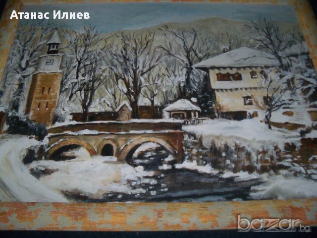 "Етъра" зимен пейзаж, снимка 4 - Картини - 17735390