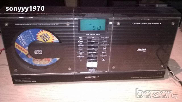 Welltech-cd/deck/tuner/amplifier/aux-внос швеицария, снимка 9 - Ресийвъри, усилватели, смесителни пултове - 12958974