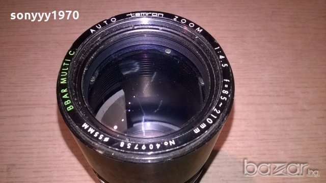tamron-usa pat.lens made in japan-голям обектив-внос англия, снимка 16 - Обективи и филтри - 19613393