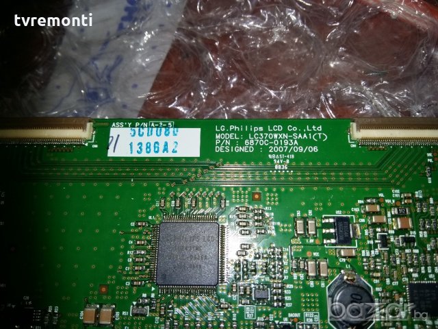 T-Con Board 6870C-0193A LC370WXN-SAA1 , снимка 2 - Части и Платки - 19359369
