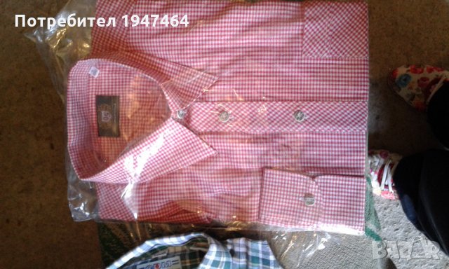 Мъжки ризи- памук, снимка 1 - Ризи - 21974694