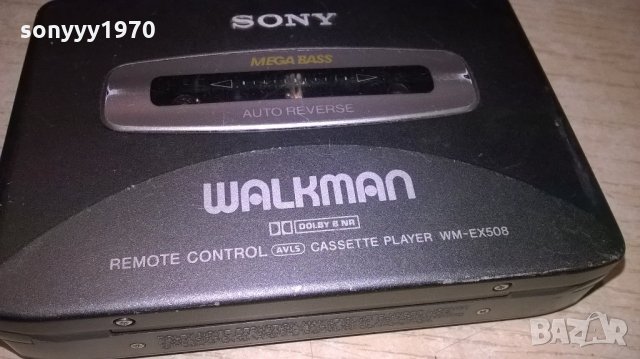 sony wm-ex508 walkman-made in japan-metal-внос швеицария, снимка 2 - MP3 и MP4 плеъри - 21725399
