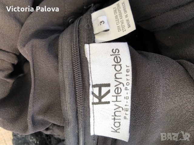 Дизайнерска рокля KATHY HEYNDELS, снимка 9 - Рокли - 25994272