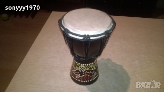 тарамбука 20х14см-дърво/кокос-внос швеицария, снимка 6 - Ударни инструменти - 23671176