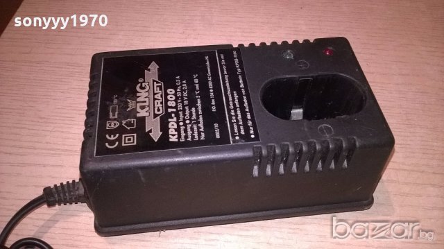 king craft battery charger 18v/2amp-внос швеицария, снимка 4 - Други инструменти - 19077510