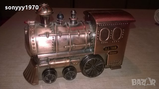 old train-метална запалка-13х8х6см-внос швеицария, снимка 5 - Колекции - 24717347