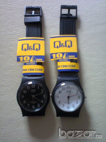 Q&q часовник водозащитен 10 бара с 6 месечна гаранция!, снимка 3 - Мъжки - 8066447