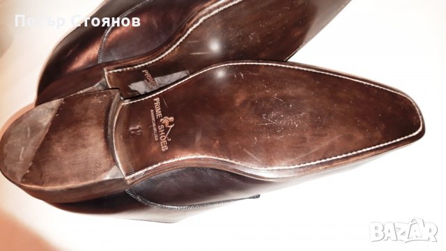 Ръчно изработени обувки от естествена кожа PRIME SHOES №46, снимка 11 - Официални обувки - 25124955