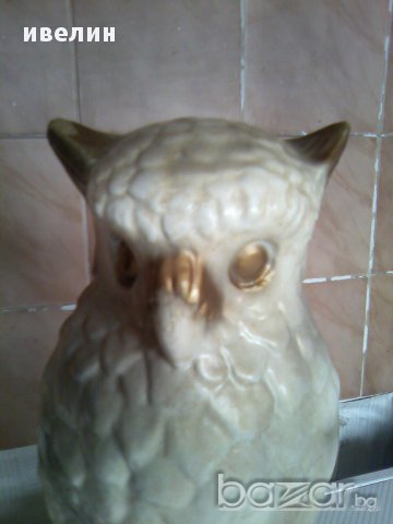 стара статуетка-бухал , снимка 5 - Антикварни и старинни предмети - 9849951
