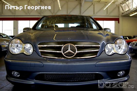 Решетка за Mercedes W203 (2000-2007) CL look черна, снимка 2 - Аксесоари и консумативи - 17422209