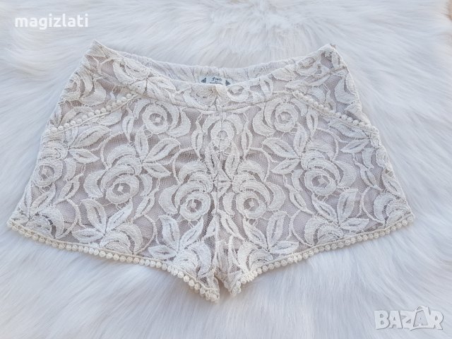 Къси дантелени панталони - размер М - L , снимка 2 - Къси панталони - 25785776