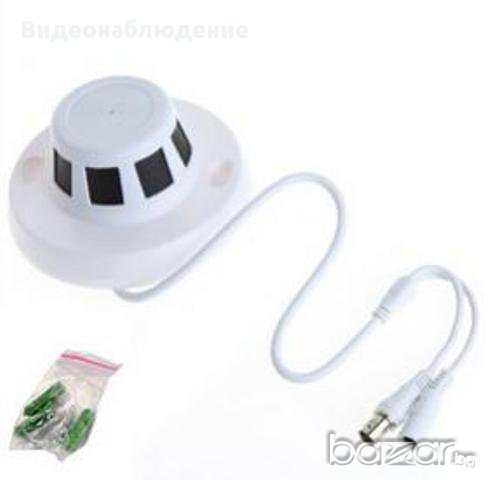 Скрита Охранителна Камера в Детектор за Дим (пушек). 1200 tvl , Цветна, 3.6мм Обектив. Ден/Нощ, снимка 8 - Камери - 9766787