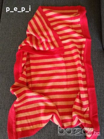 Ново плетено памучно одеало за бебе, снимка 2 - Спално бельо и завивки - 19034287