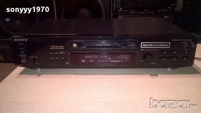 Sony mds-je520-minidisc deck-made in japan-внос швеицария, снимка 8 - Ресийвъри, усилватели, смесителни пултове - 15322286