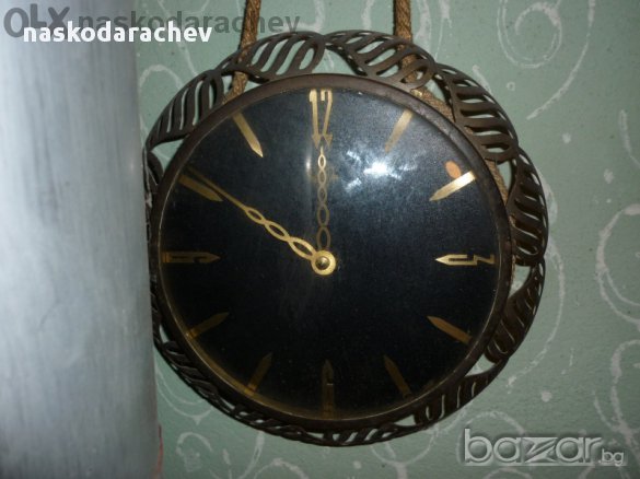 Немски стенен часовник СОНЕБЕРГ / SONNEBERG germany veb feinmechanik 11/2613, снимка 12 - Антикварни и старинни предмети - 11854242