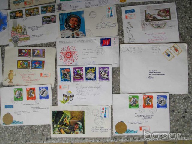 Лот от пликове с марки пътували, снимка 5 - Други ценни предмети - 7623193