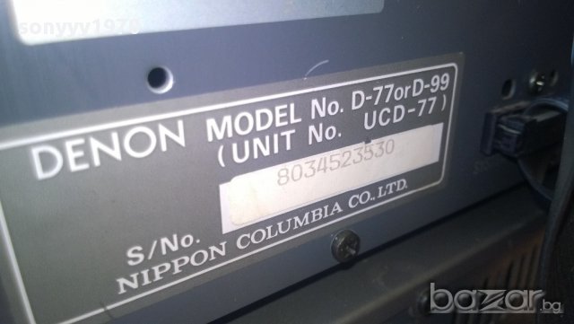 denon-tuner+deck+amplifier-rds+тонколони-внос швеицария, снимка 12 - Ресийвъри, усилватели, смесителни пултове - 11268639