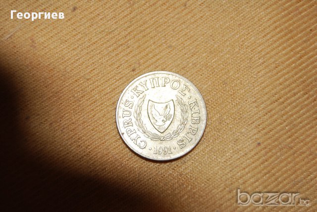 2 цента Кипър 1991, снимка 2 - Нумизматика и бонистика - 17618119