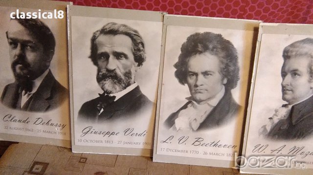композитори - портрети, снимка 8 - Декорация за дома - 17936213