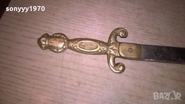 ПОРЪЧАН-stainlnless steel-made in turkey alba-57см-сабя-внос швеция, снимка 8 - Колекции - 23431853