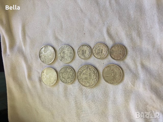 сребърни монети, снимка 2 - Нумизматика и бонистика - 25865592
