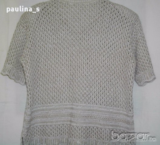 Памучна блуза / плетена дантела / голям размер / хипоалергична, снимка 7 - Корсети, бюстиета, топове - 14467160