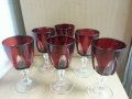 Френски кристални чаши за вино , снимка 1
