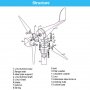 Нов ветрогенератор 500W 12V/24V турбина перка вятърен генератор, снимка 6