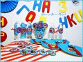 украса аксесоари и аксесоари за детски рожден ден със Супер герои Капитан Америка Хълк Спайдърмен , снимка 2