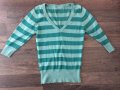 Фин пуловер 3/4ръкав , снимка 1 - Блузи с дълъг ръкав и пуловери - 22551825