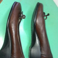  Ортопедични дамски кожени обувки - кафяви №38 , снимка 8 - Дамски ежедневни обувки - 18641195