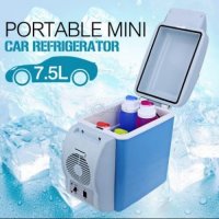 Хладилна чанта Мини Хладилник за Кола 7.5L за Топло и Студено 2 в 1, снимка 2 - Хладилни чанти - 25767563