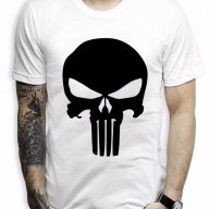 NEW! Мъжка тениска THE PUNISHER със SKULL принт! Поръчай модел С Твоя Снимка или идея!, снимка 1 - Тениски - 15056139