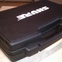 shure-куфар за безжичен микрофон и приемник, снимка 5 - Микрофони - 25104596