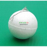 Комплект от 3 бр. топки за окачване на елха, декорирани с брокат. Изработени от PVC материал. , снимка 2 - Коледни подаръци - 16204363