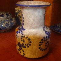 Deruta колекционерска ръчно изработена ваза, снимка 3 - Колекции - 21091151