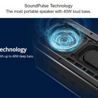 Водоустойчива Колонка Bluetooth 5.0 Tronsmart Force SoundPulse™ 40W Бас Гласов Контрол 3D Микрофон, снимка 9 - Слушалки и портативни колонки - 25870308