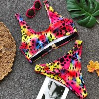 различни разцветки Бански ХИТ 2018 high leg bikini, снимка 7 - Бански костюми - 21929102