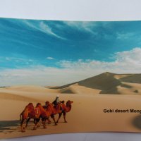 Сет магнит и пощенска картичка от Монголия-Гоби, снимка 6 - Колекции - 21689860