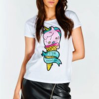 Тениска със сладолед , снимка 1 - Тениски - 22786805